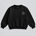 Faith Over Fear Crewneck Sweatshirt in Black