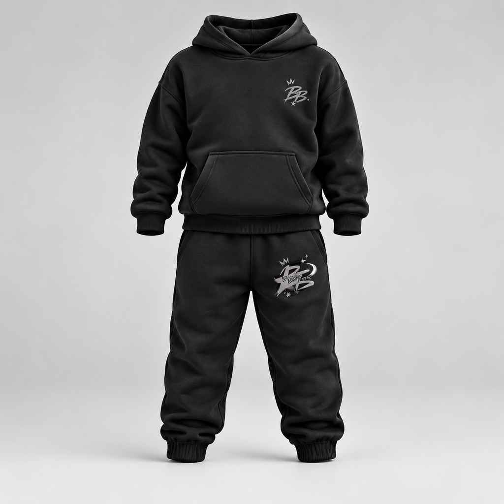 Essentials Tracksuit in Black