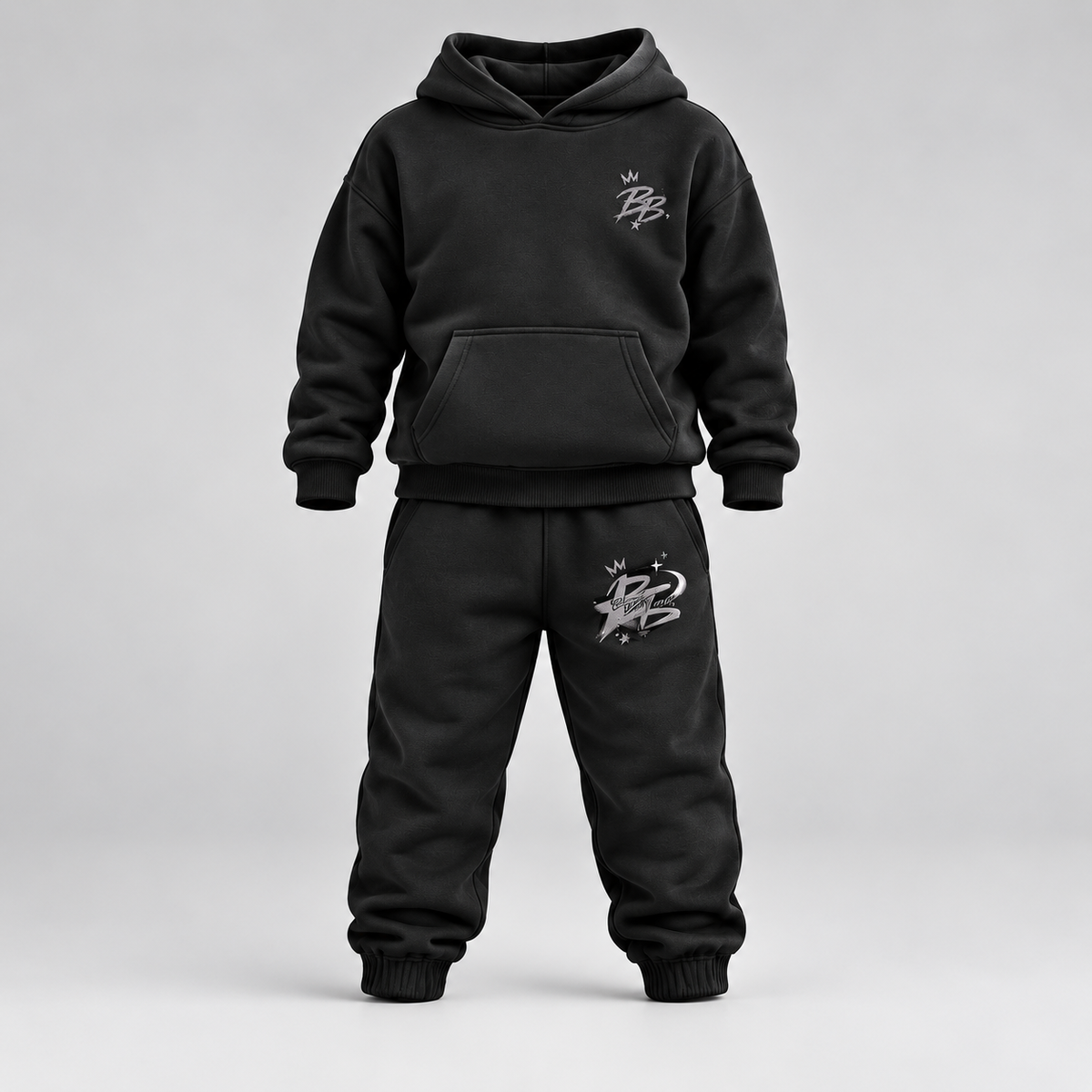 Essentials Tracksuit in Black