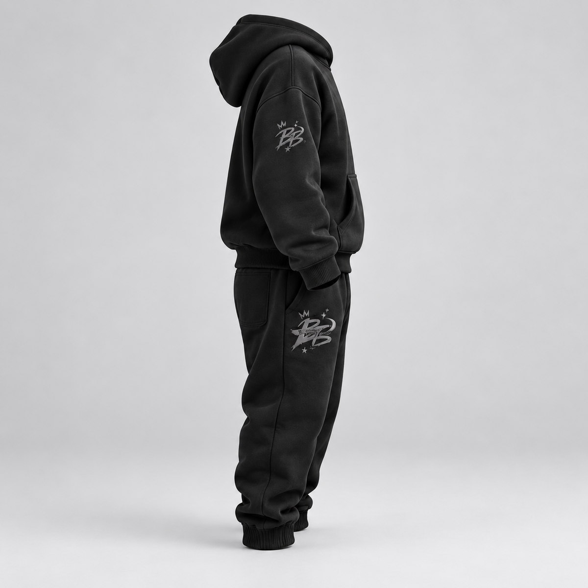 Essentials Tracksuit in Black