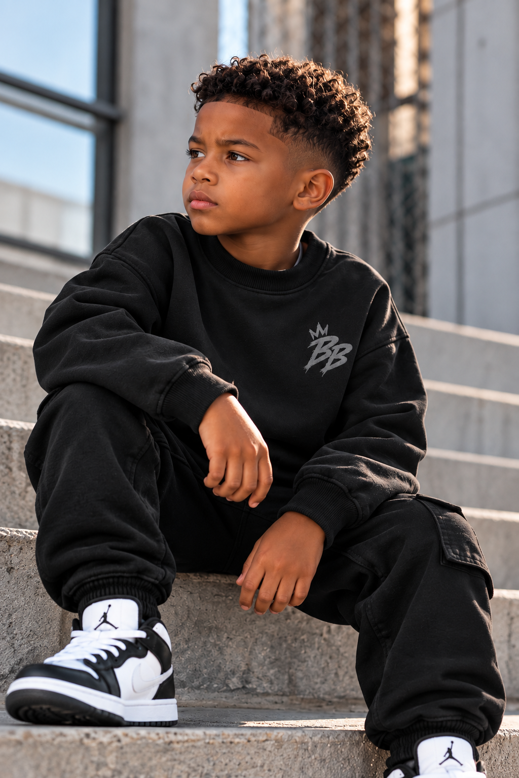 Essentials Tracksuit in Black